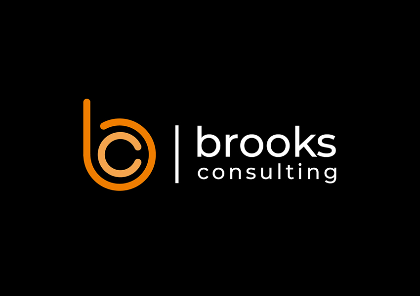 Image of the logo design for Brooks Consulting.