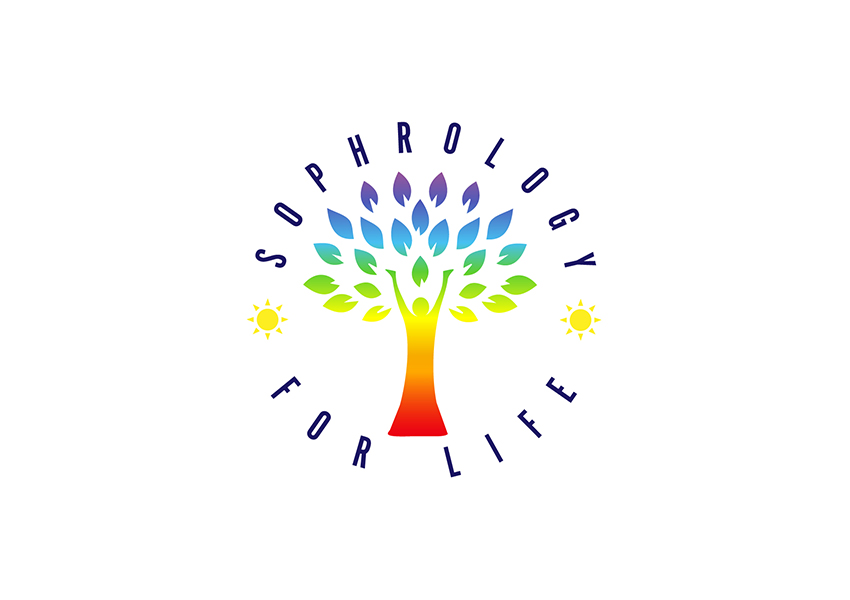 Image of the logo design for 'Sophrology for life'.