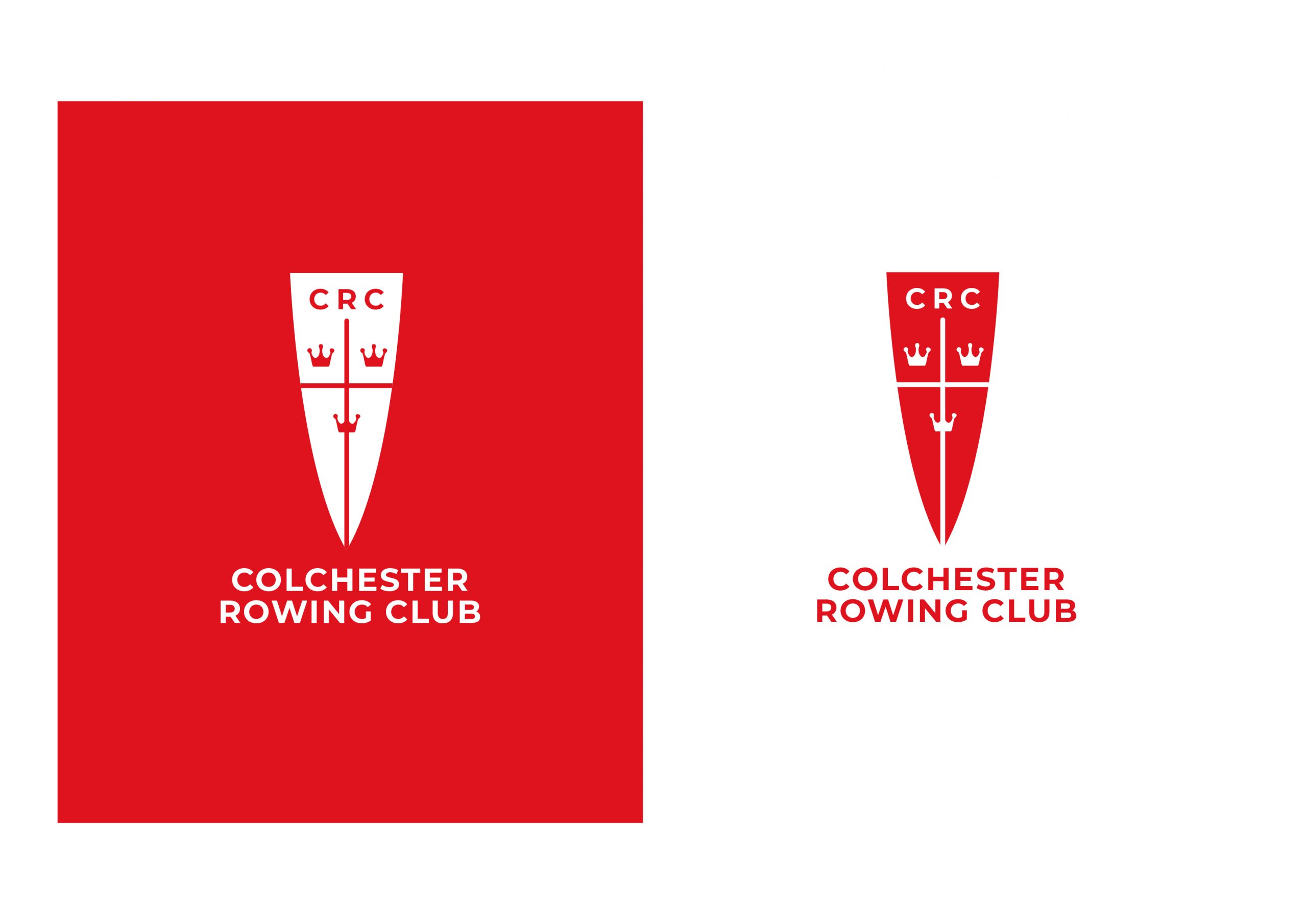 Image of Paul Hailes Design work for Colchester Rowing Club finished logo.