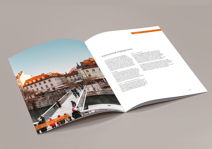 Image of Paul Hailes Design annual report work for the UK Data Service at the University of Essex.